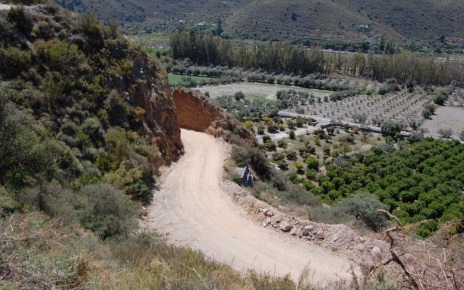 Camino desde Órgiva a la casa rural
